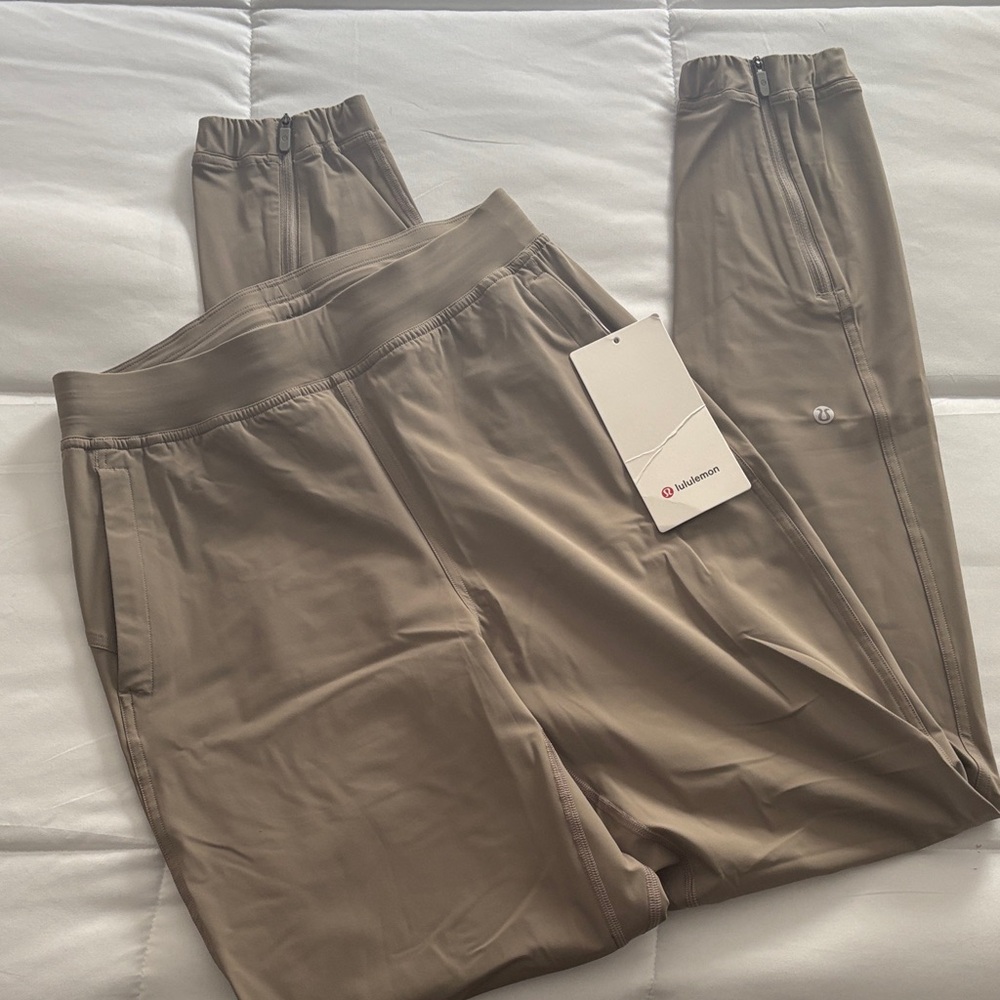 lululemon athletica Womens Taupe Joggers